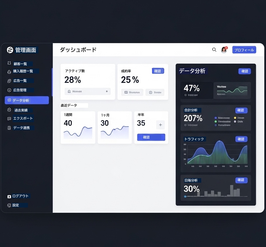 管理画面 イメージ